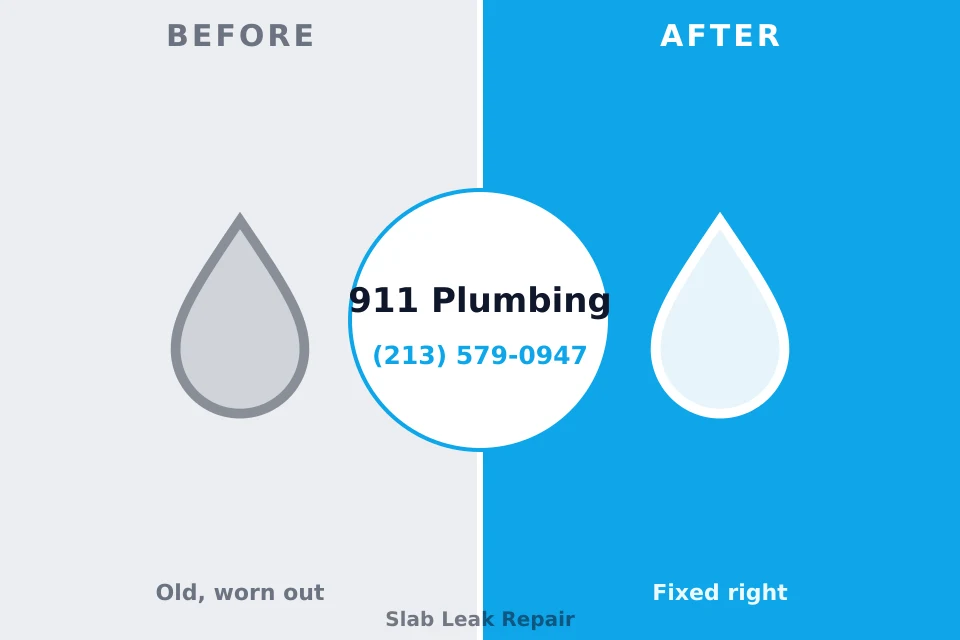 Before and after: plumbing repair Chesapeake, WV